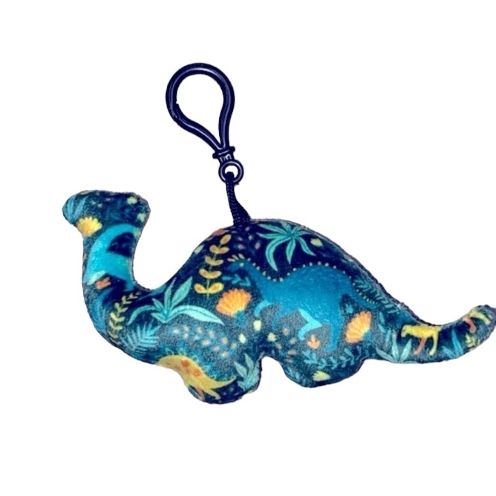 Baby clip on plush dinosaur toy